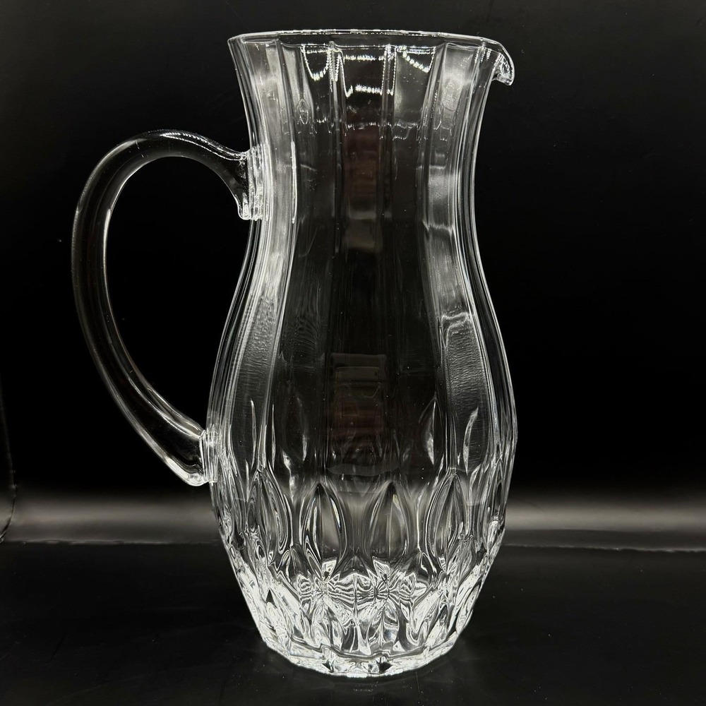 Cristal d'Arques Bretagne Crystal Pitcher 24% Lead France 56oz 9.5" Heavy